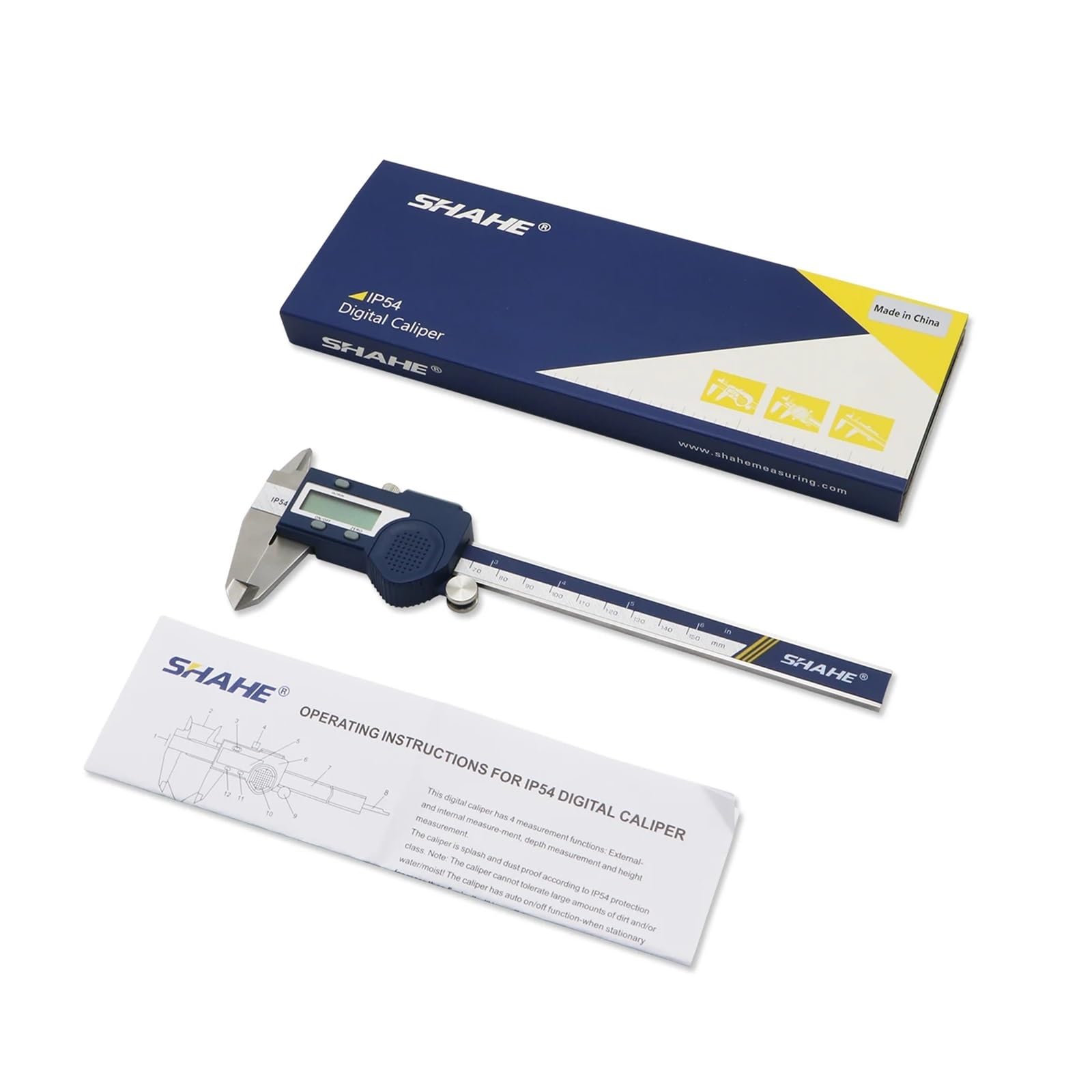 Calibro Digitale In Acciaio Inossidabile Temprato Calibro Elettronico A Corsoio Micrometro Strumenti Di Misurazione(5000-200)