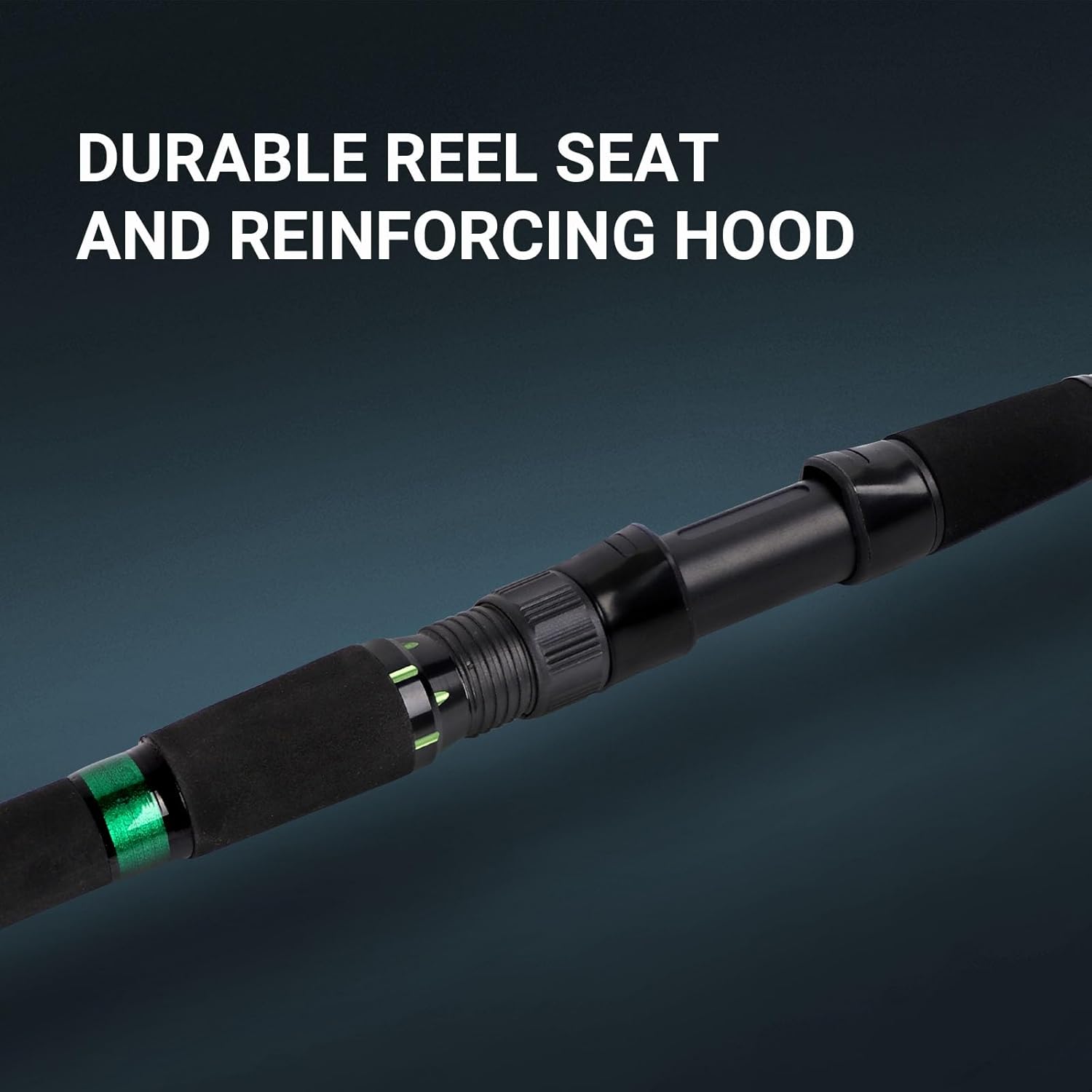 Fiblink 3-Piece Surf Fishing Rod, Portable Travel-Friendly Rod, Spinning/Casting Carbon Fiber Fishing Pole(10’/10’6”/13’)