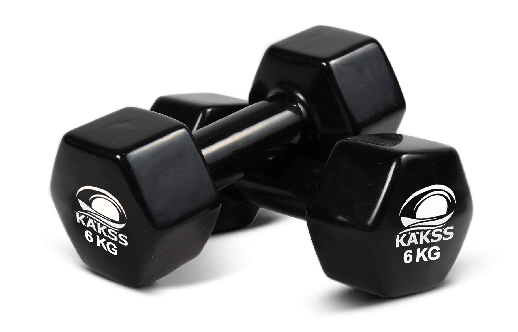 Kakss Cast Iron Vinyl Dumbbells - 1.5KG Pair -31 Kakss Cast Iron Vinyl Dumbbells - 1.5KG Pair -31