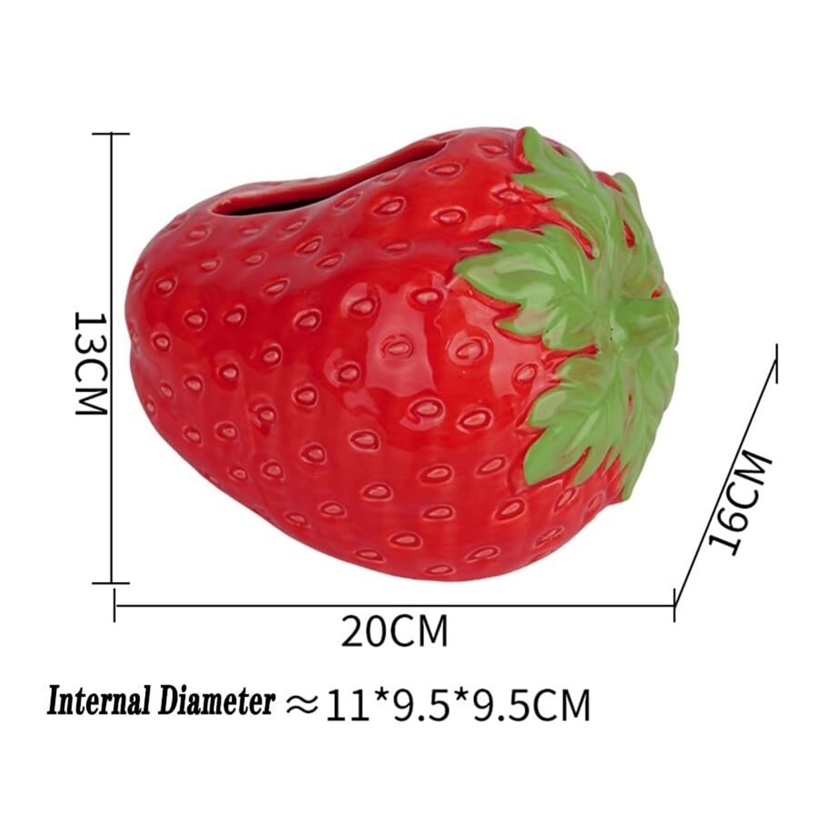 Porta fazzoletti Custodia creativa for tovaglioli for il viso con coperchio for scatola, simpatico porta fazzoletti alla fragola Per la nuova casa(Pink)