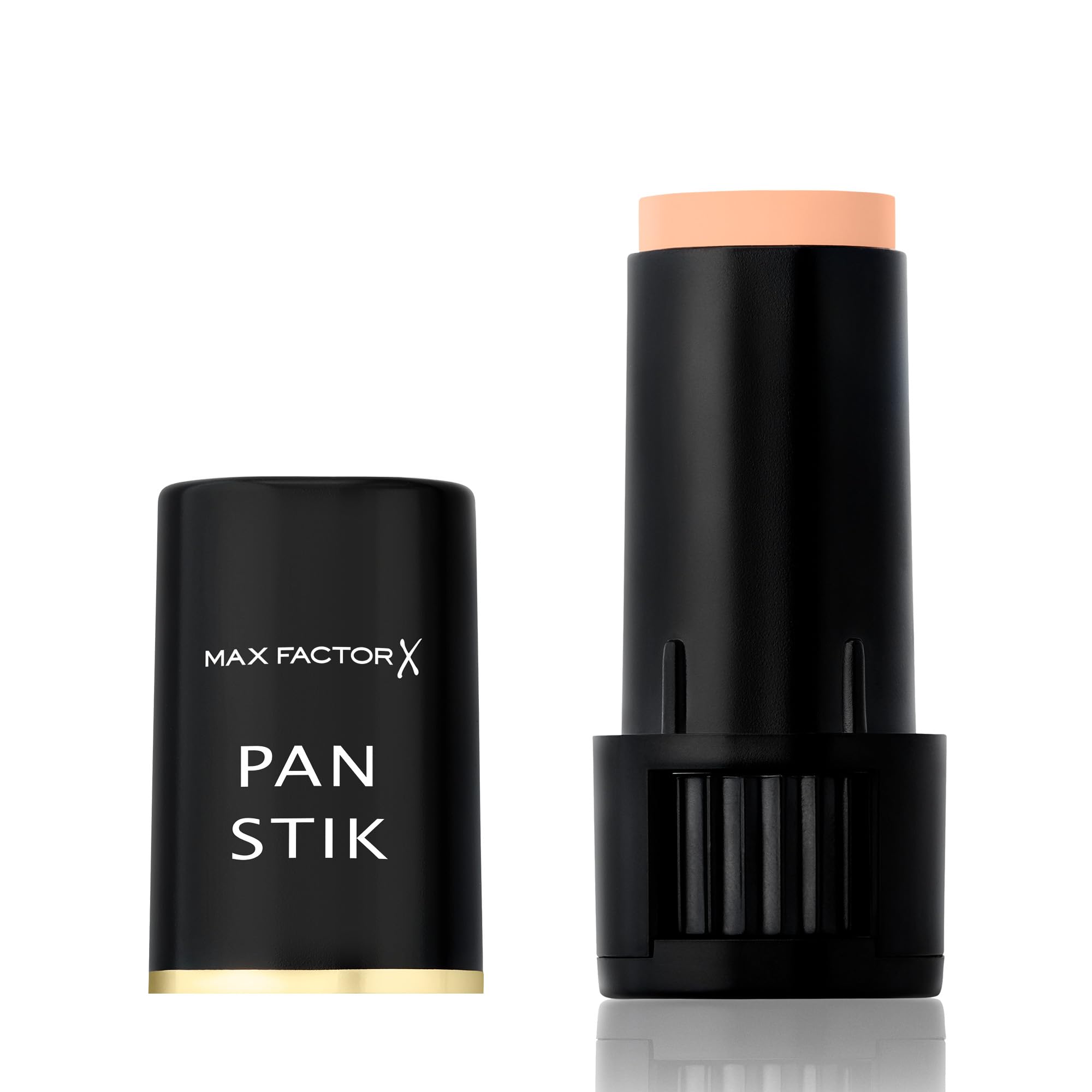 Max Factor - Fondotinta Compatto Pan Stik - Stick Multiuso 3in1: Fondotinta, Correttore e Contouring - 030 Olive - 9 g