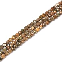 Vista 63 de Cuentas redondas sueltas de piedra de sangre africana de 0.157 pulgadas (0.157 in) para hacer joyas