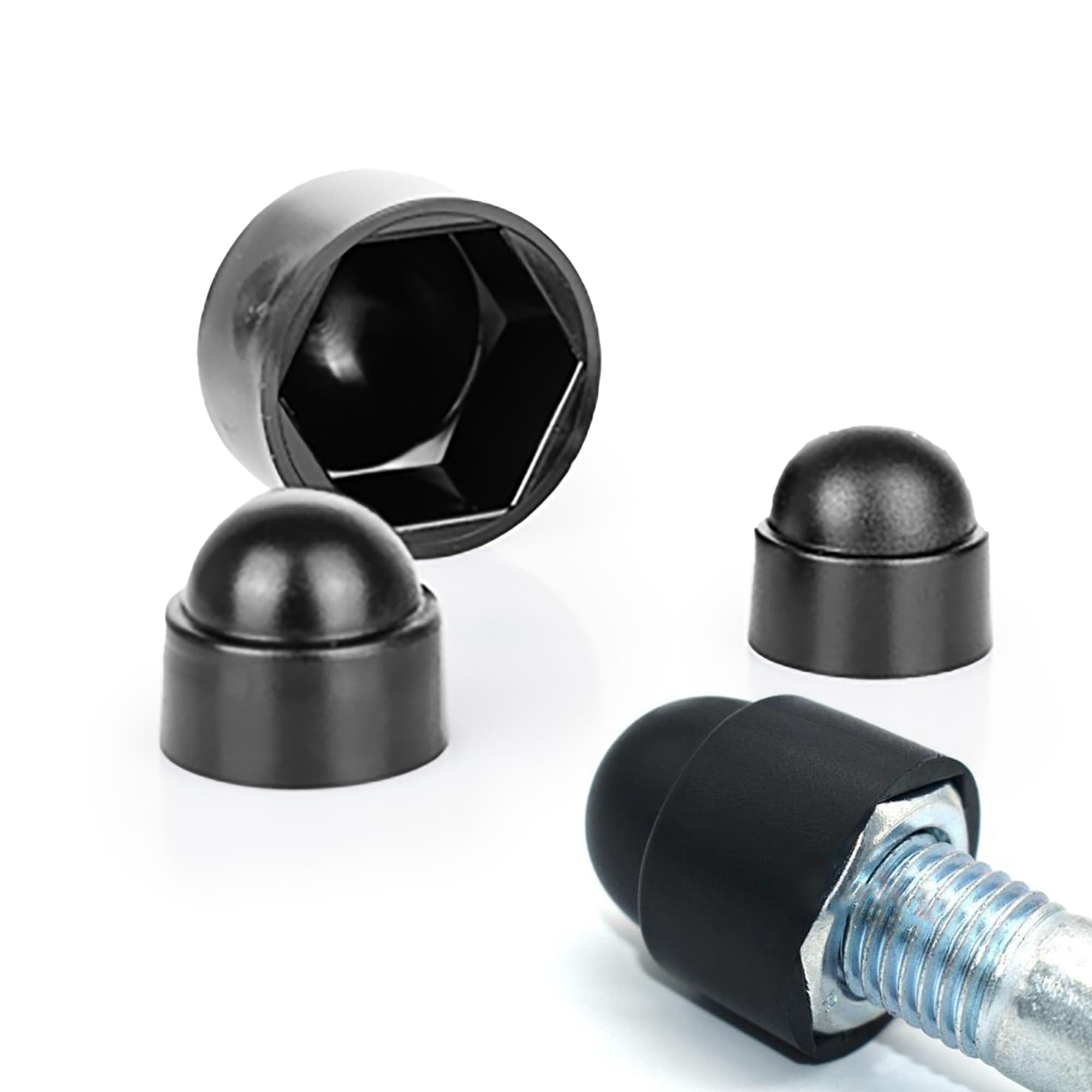 100 Capuchons Protecteurs Filetage 3.5mm Intérieur - Bout Rond, Pour Tubes, Marque Uxcell