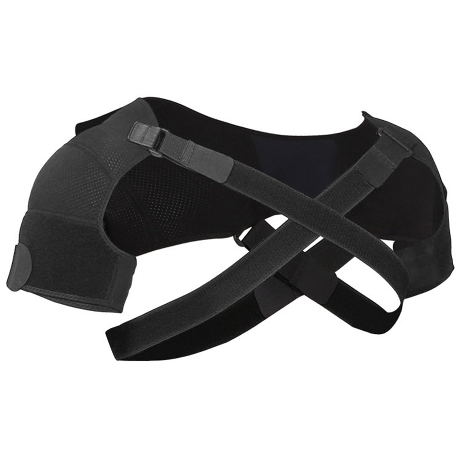 Bracciale Doppio Dei Tutore Spalla Elastico Regolabile Per Sollievo Della Supporto Per Compressione Prevenzione Delle Lussazioni Per(M)
