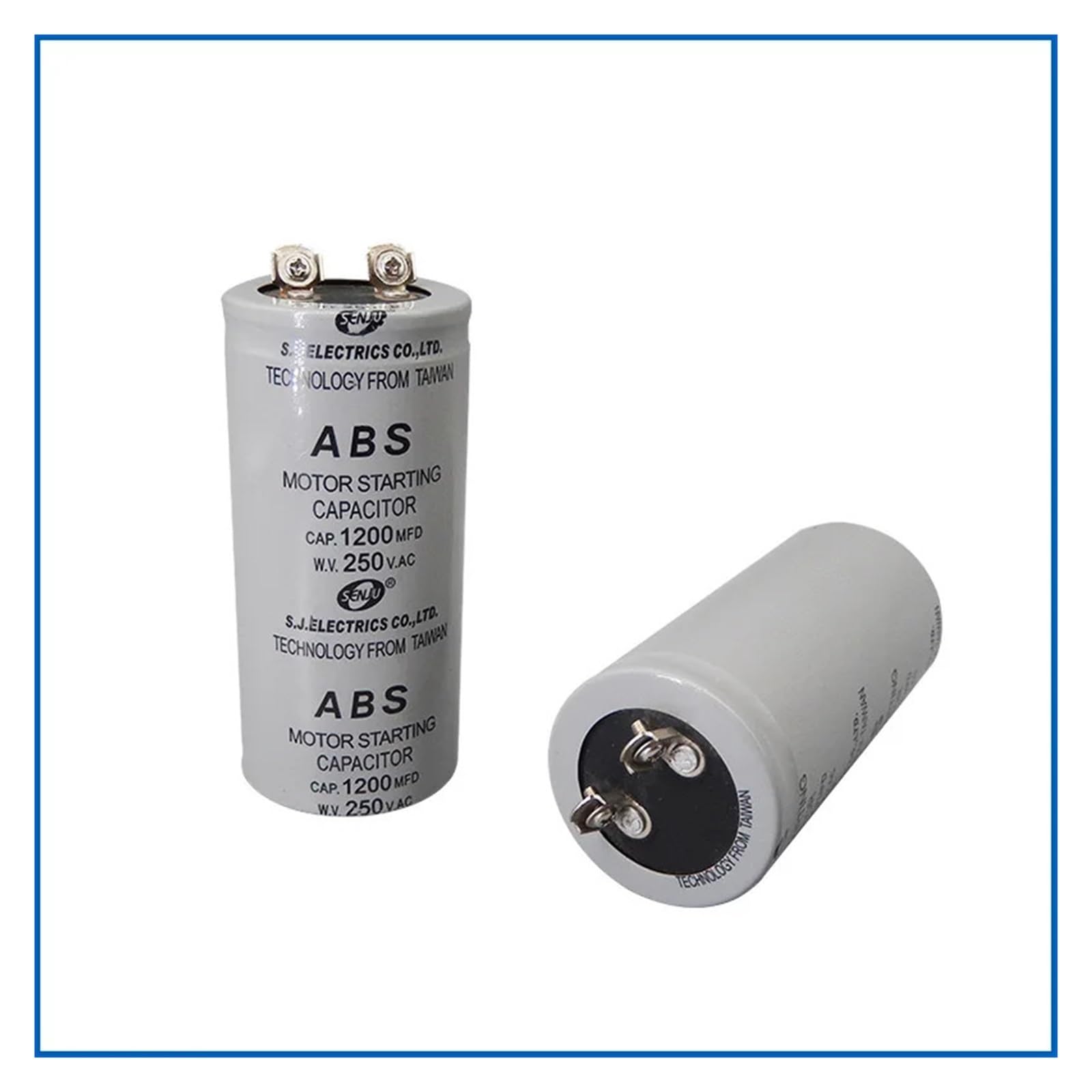 1 Uds CD60 condensador de arranque ABS-75MFD/100UF/150/200/300/400/600~1200UF 250V(1200uF 250V)