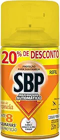 Multi Inseticida Automático Refil Citronela 250 ml Embalagem Econômica, SBP, 250 Ml