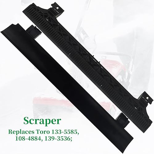 Miniatura 8 de 99-9313 paletas sopladoras de nieve con cuchilla raspadora 133-5585 para Toro Power Clear 210, 221, 421, 621, 721, 821, 821, Quick Clear CCR 6053 y