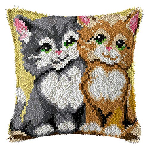 Taie d'oreiller crochet à loquet pour une déco de salon cosy
