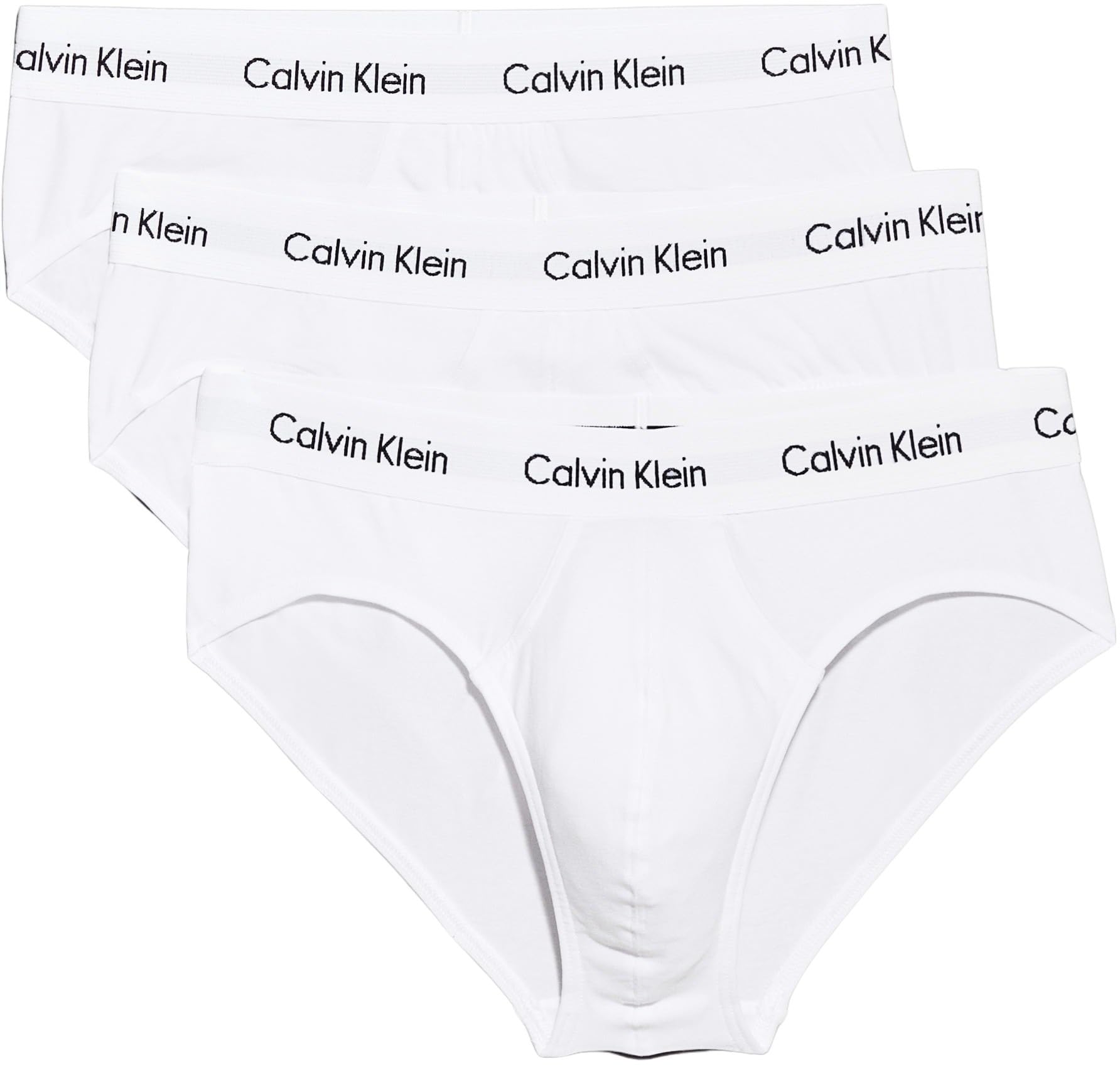 Calvin Klein Men Hip Briefs Stretch Cotton Pack of 3