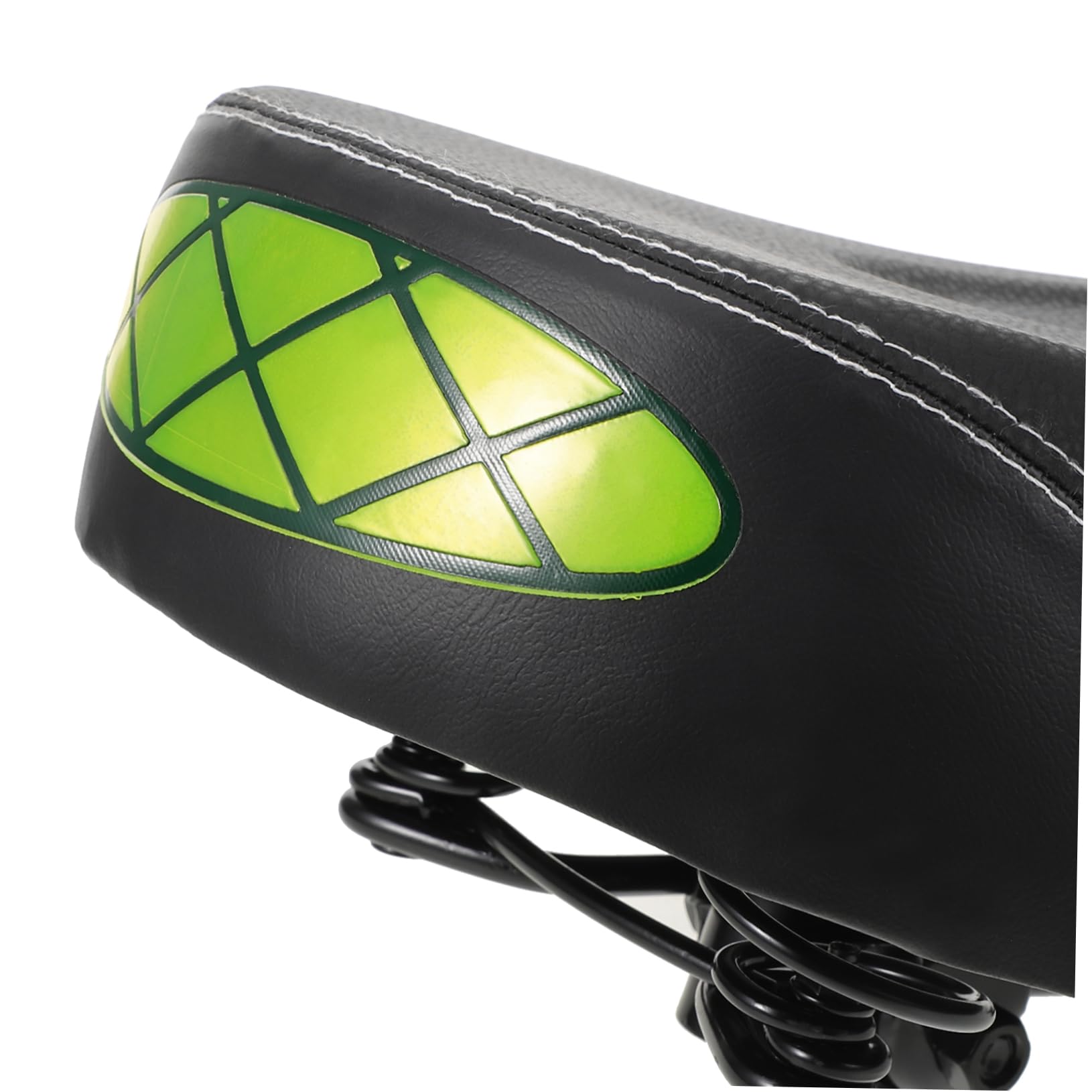 SUPVOX Sella per Bici Elettrica, Cuscino Nero in Spugna e Pelle Pu, Facile da Montare, Peso Ridotto, per Lunghe Uscite in Bicicletta