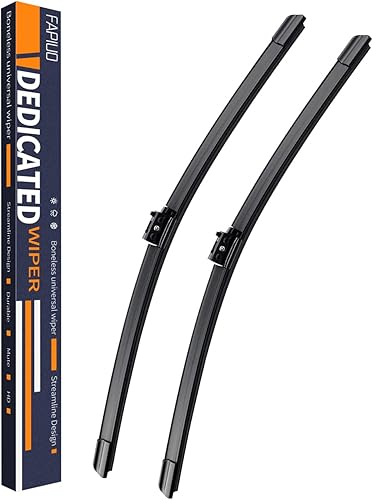 Vista 12 de Repuesto para Subaru Crosstrek2016-2017, XV Crosstrek 2013-2015, Impreza 2013-2016 Limpiaparabrisas silencioso -FAPIUO limpiaparabrisas delantero