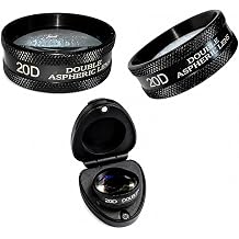 20D Double Aspheric Ophthalmic Diagnostic Lens, with Protective Case