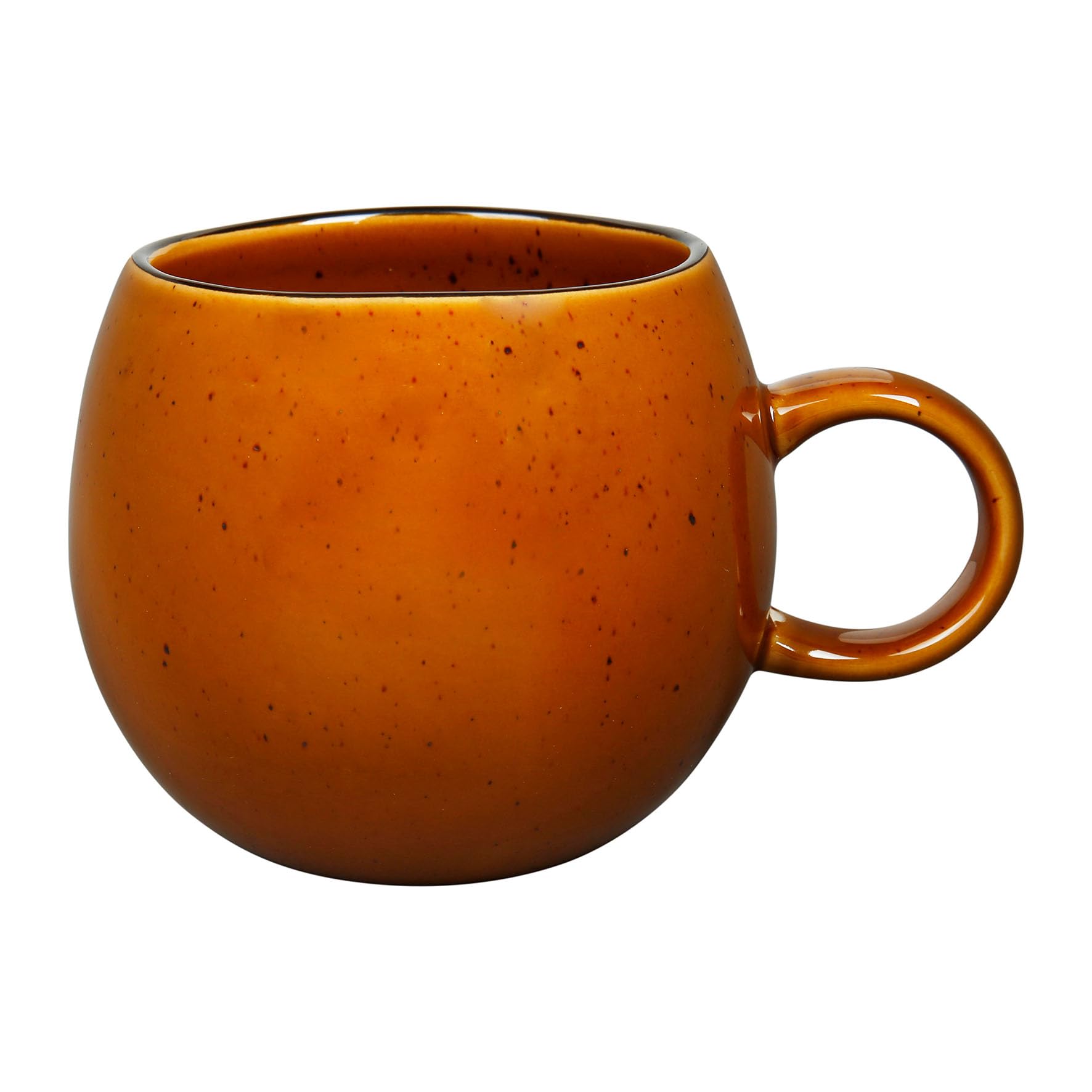 GENEVIEVE LETHU 536181 Stoneware Mug 45 cl – Pearl of Kalahari Collection – Diameter 8.5 cm Height 8.5 cm – Brown