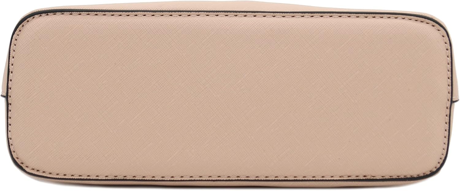 FashionPuzzle Saffiano Small Dome Crossbody bag with Chain Strap