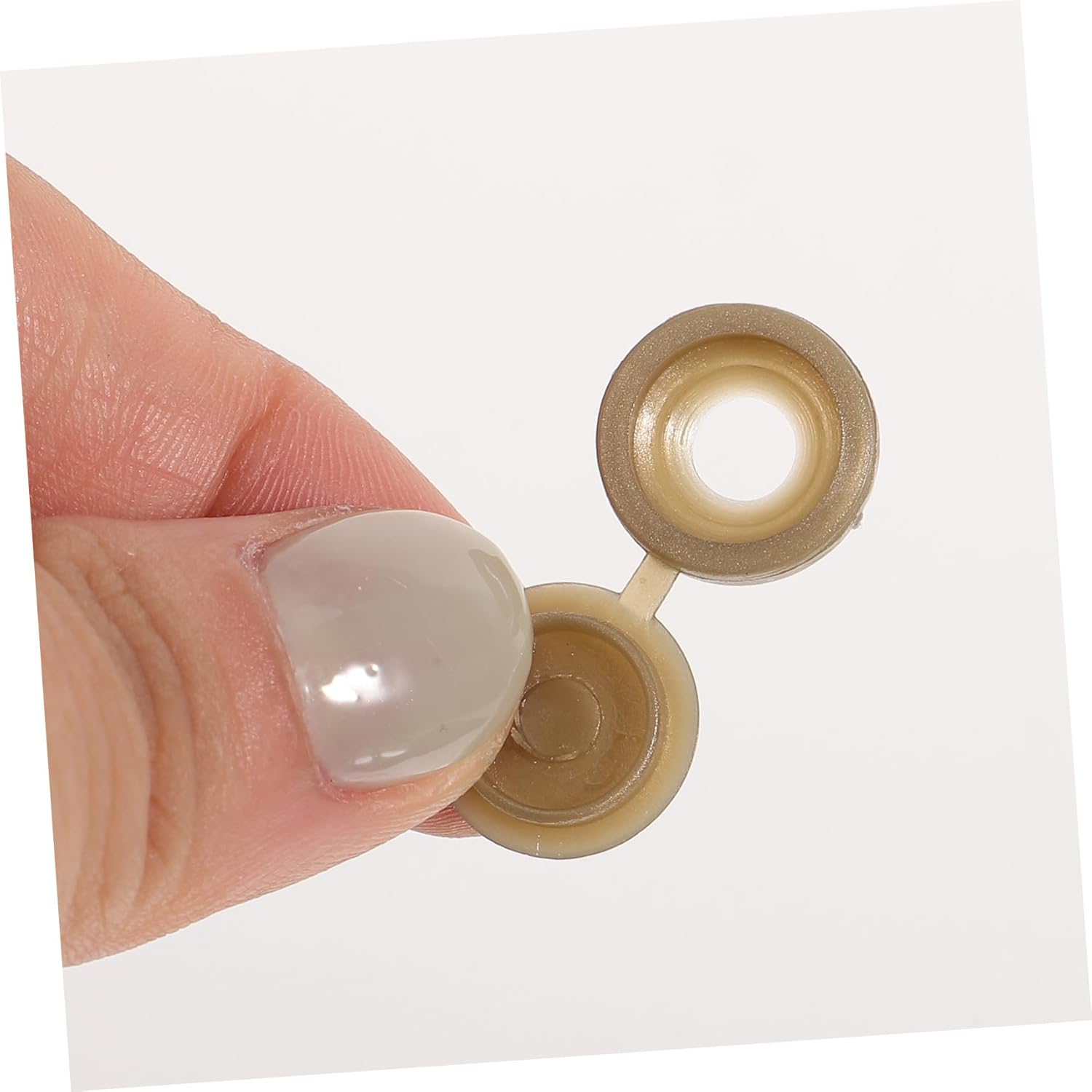 100pc Mocha Clamshell Screw Pe