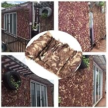 Camouflage Net Cover Garden Brown Sun Protection Awning Solar Canvas Net Balcony Patio Protection Privacy Protection Plant Car Cover 3m 4m 5m 6m 8m 10m 15m
