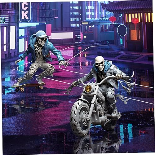 Decoración de esqueleto de moto pequeña para solucionar espacios sosos 3