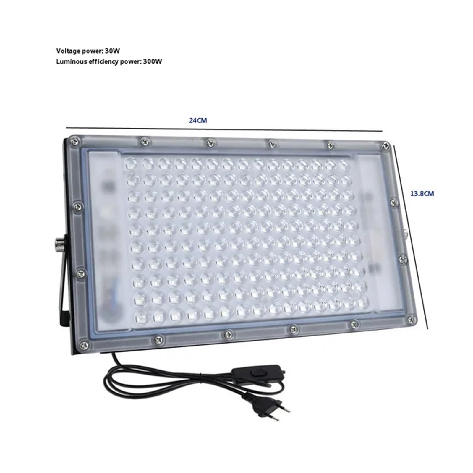 50 W, 100 W, 200 W, 300 W, 395 nm, 405 nm, 365 nm LED-Ultraviolett-UV-Lampe for Drucken, Sprühen, Lackieren, Harzfärben und Aushärten von Klebstoffen.(365nm,300W)