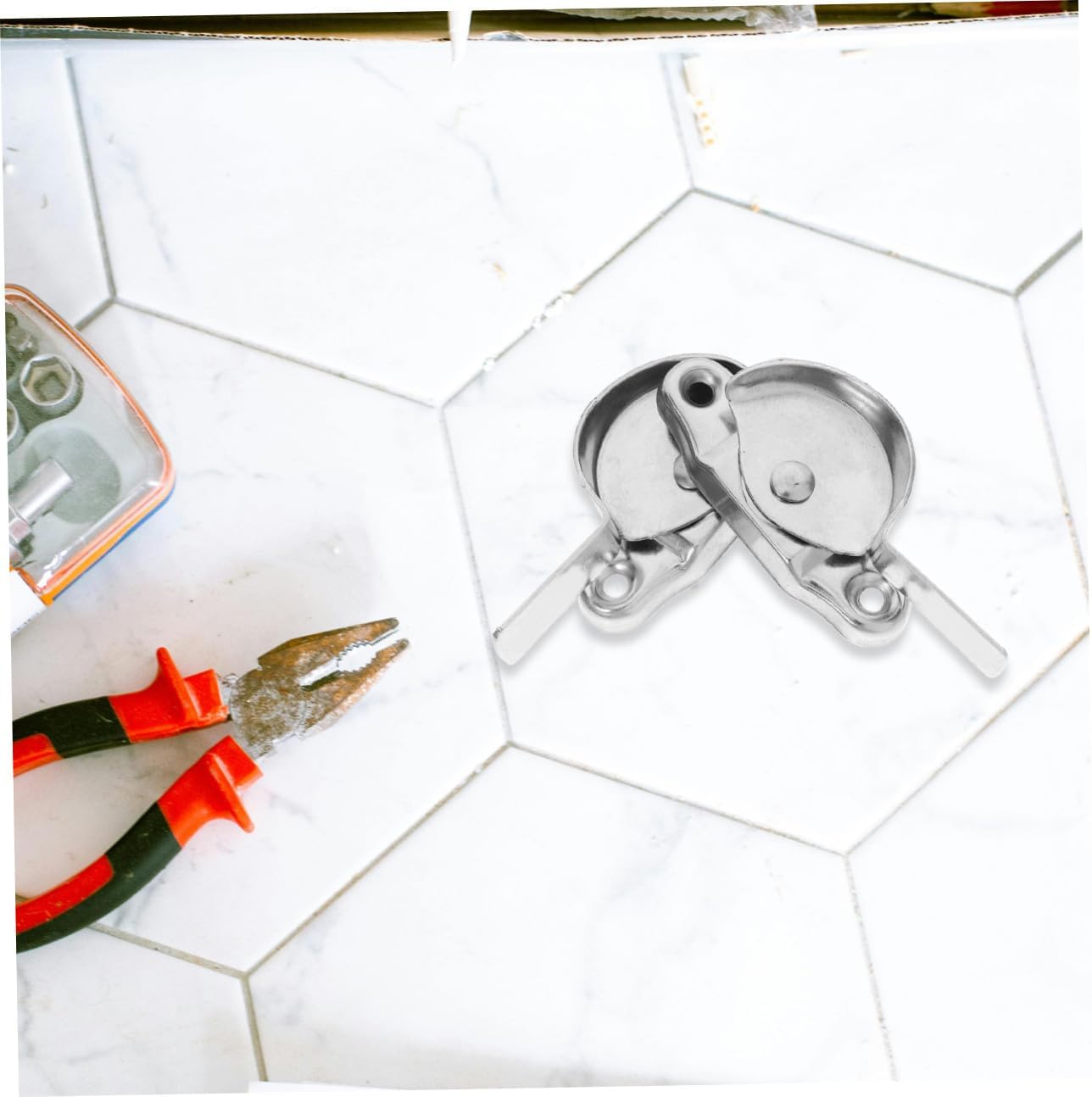 Flip Locks for Inside Door 12 Sets Stainless Steel Crescent Window Locks Easy Install