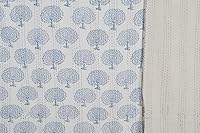 Vista 2 de Colcha Kantha con estampado de bloques a mano, funda de cama Kantha de algodón, colcha Kantha india, colcha de tamaño Queen Kantha, colcha Kantha