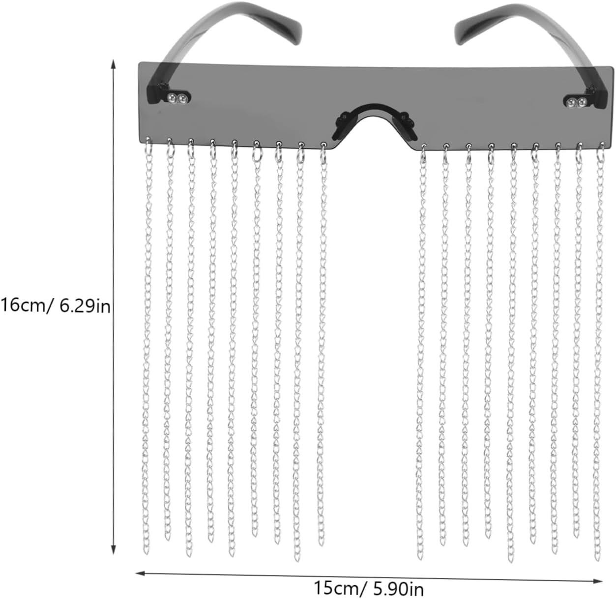 FOMIYES Sparkling Novelty Sunglasses for Parties Eyewear for Men and Women Creative Stage Props for Events and Beach Unique Design for Fun Memories
