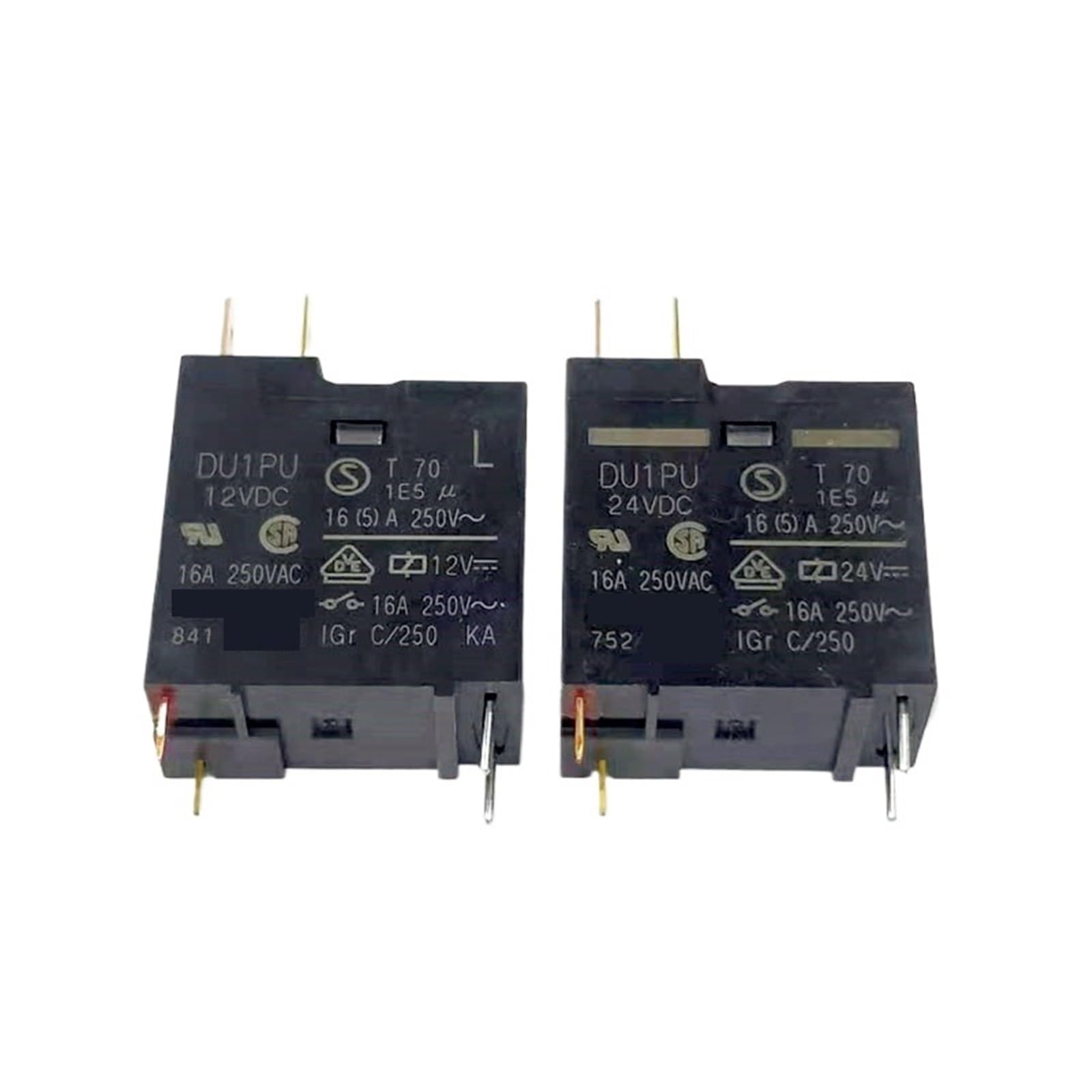 Relais 5VDC DU1PU commutateur haute performance 16A pour circuits