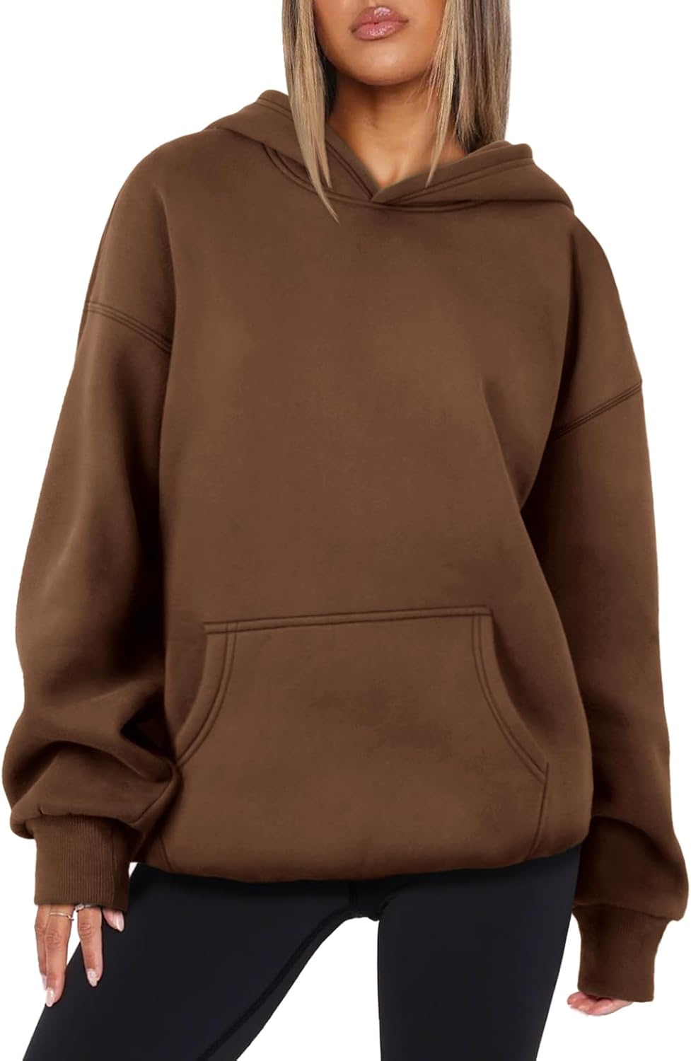 ATHMILE Womens Oversized Hoodies Fleece Sweatshirts Long Sleeve Sweaters Pullover Fall Clothes with Pocket