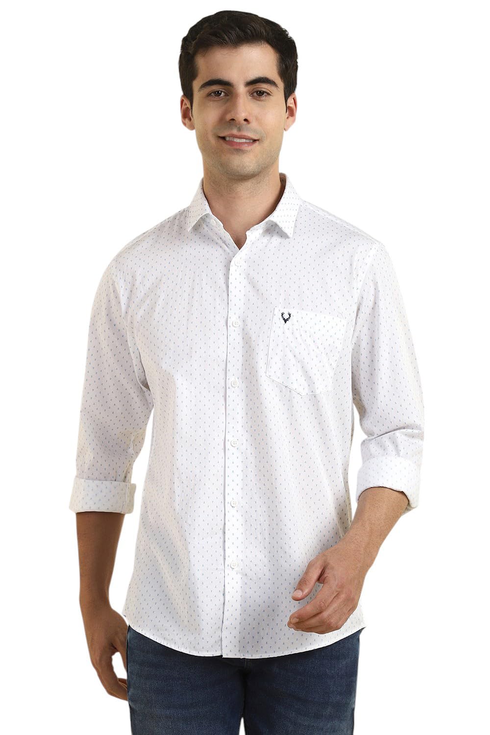 allen solly Men's Regular Fit Printed Formal Shirt-picture-21