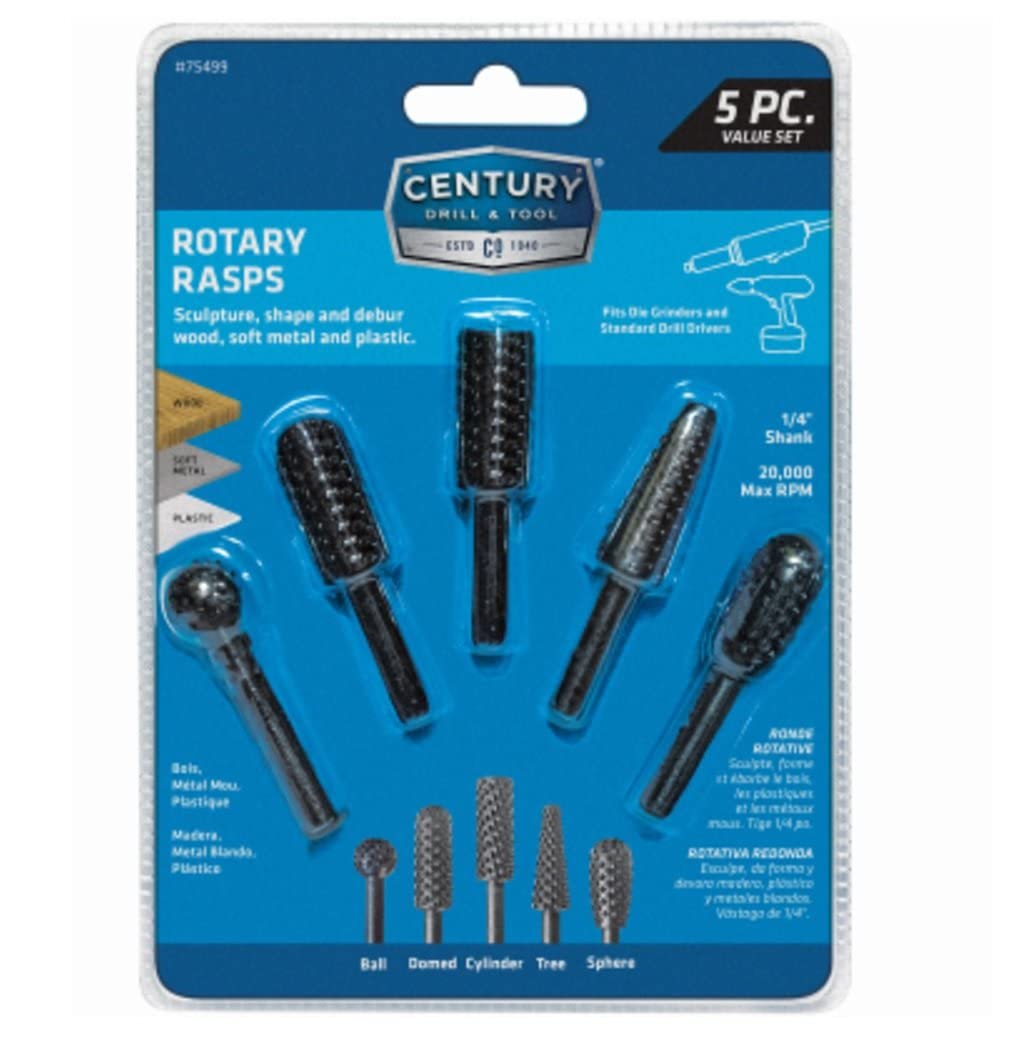 Century Drill & Tool 75499 zestaw tarników obrotowych, 5-częściowy