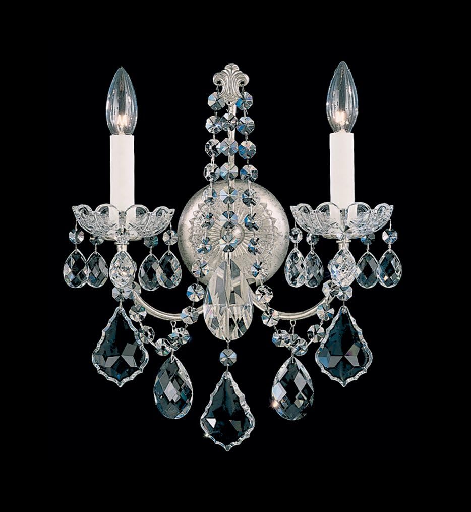 Schonbek 365144TK Swarovski Lighting New Orleans Wall Sconce, Heirloom