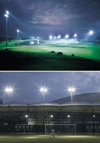 Miniatura 7 de OZZKI Foco LED empotrable de 300 W súper brillante para exteriores, focos de estacionamiento cuadrados para deportes, cartelera, túnel de carretera,