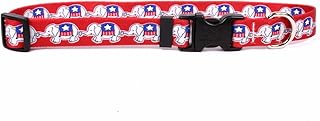 Yellow Dog Design Easy-Snap 반려동물 목걸이, GOP 코끼리, 찻잔 10.2cm(4인치) - 22.9cm(9인치)