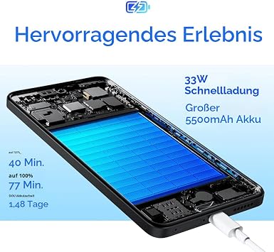 XIAOMI Redmi Note 14 4G Smartphone 8 GB + 256 GB 667 Zoll FHD+ AMOLED-Display 120 Hz MediaTek Helio G99-Ultra 108 MP Kamera 33 W TurboCharge 5500 mAh Schwarz (Ladegerät nicht enthalten)