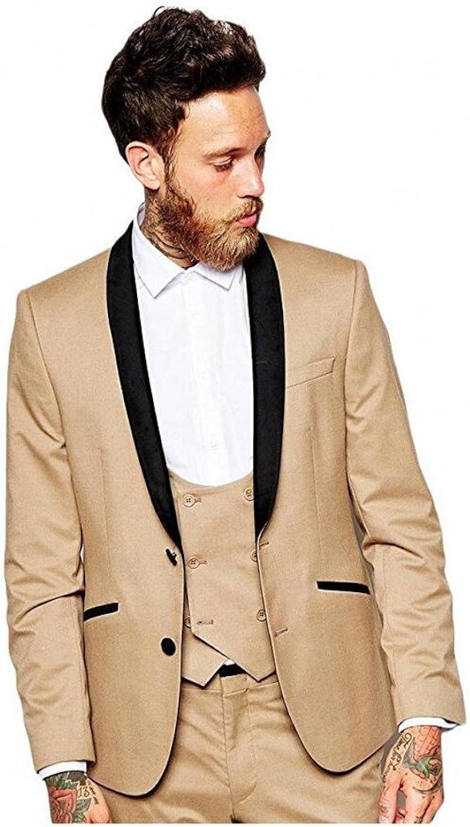 champagne tuxedo jacket