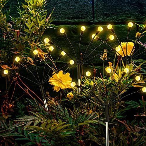 2 Pack Slyuexu Solar Garden Lights Starburst Swaying Firefly... 2 Pack Slyuexu Solar Garden Lights Starburst Swaying Firefly...