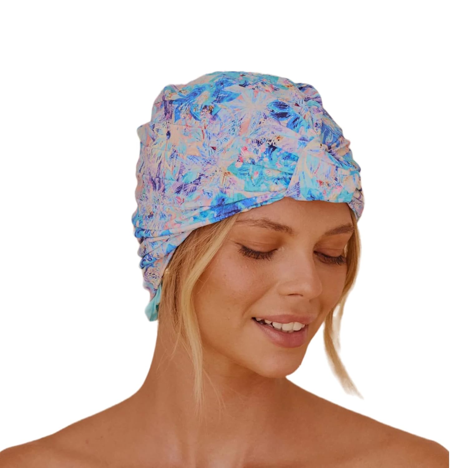 LOUVELLE Stylish AMELIE Luxury Shower Cap Turban Style