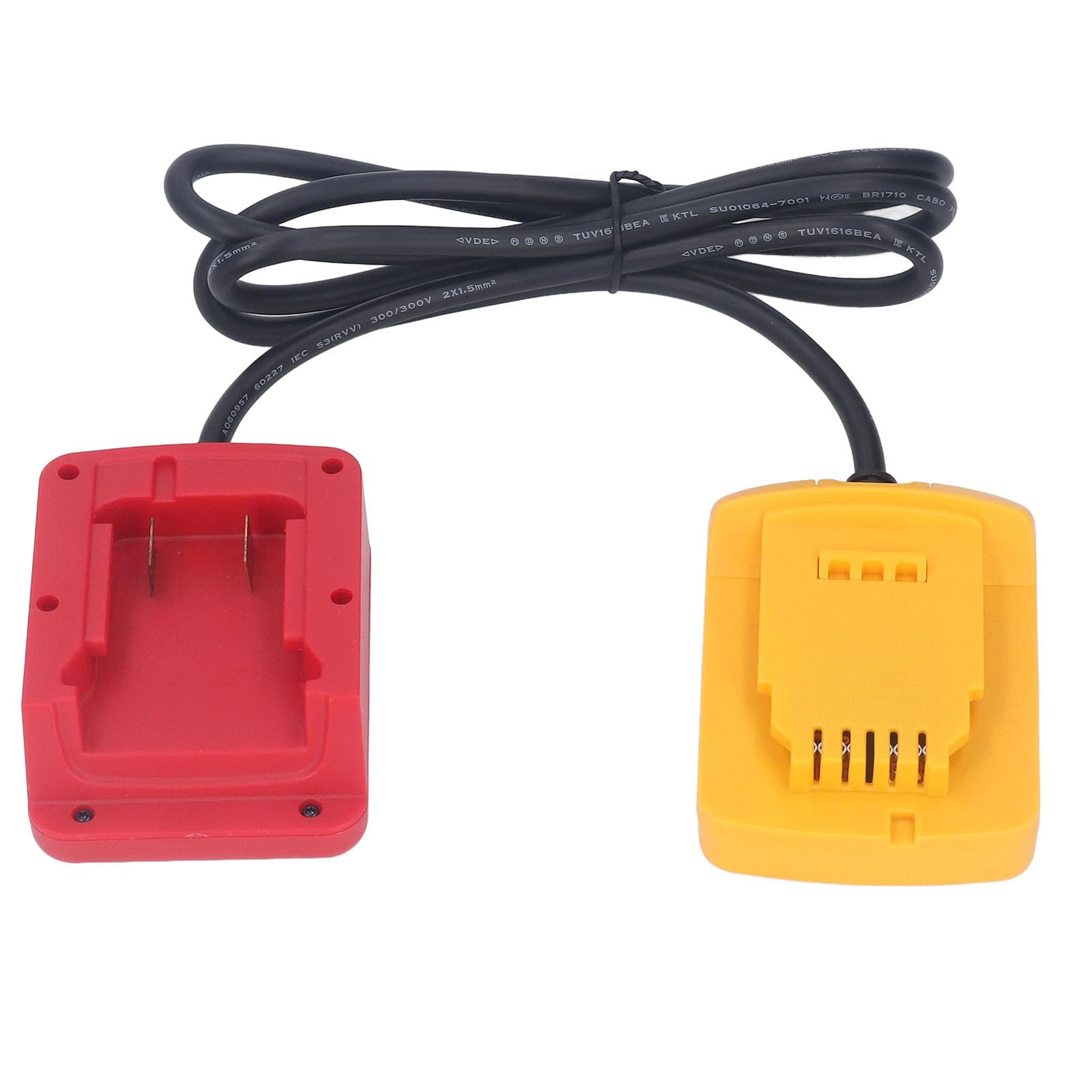 Adapter akumulatora litowego Przedłużacz reduktora wagi Trwałe tworzywo sztuczne ABS długość 1,6 m Przenośny hak do akumulatorów litowo-jonowych 18 V Narzędzie elektryczne Port DCB201