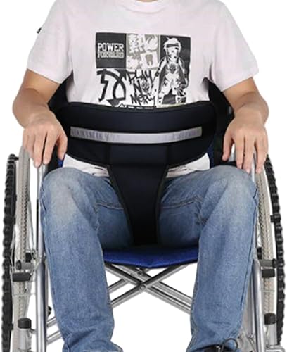 Miniatura 8 de WEEOATAR Cinturón de seguridad para silla de ruedas, correas de hospital médico transpirables, arnés de seguridad ajustable, correa antideslizante