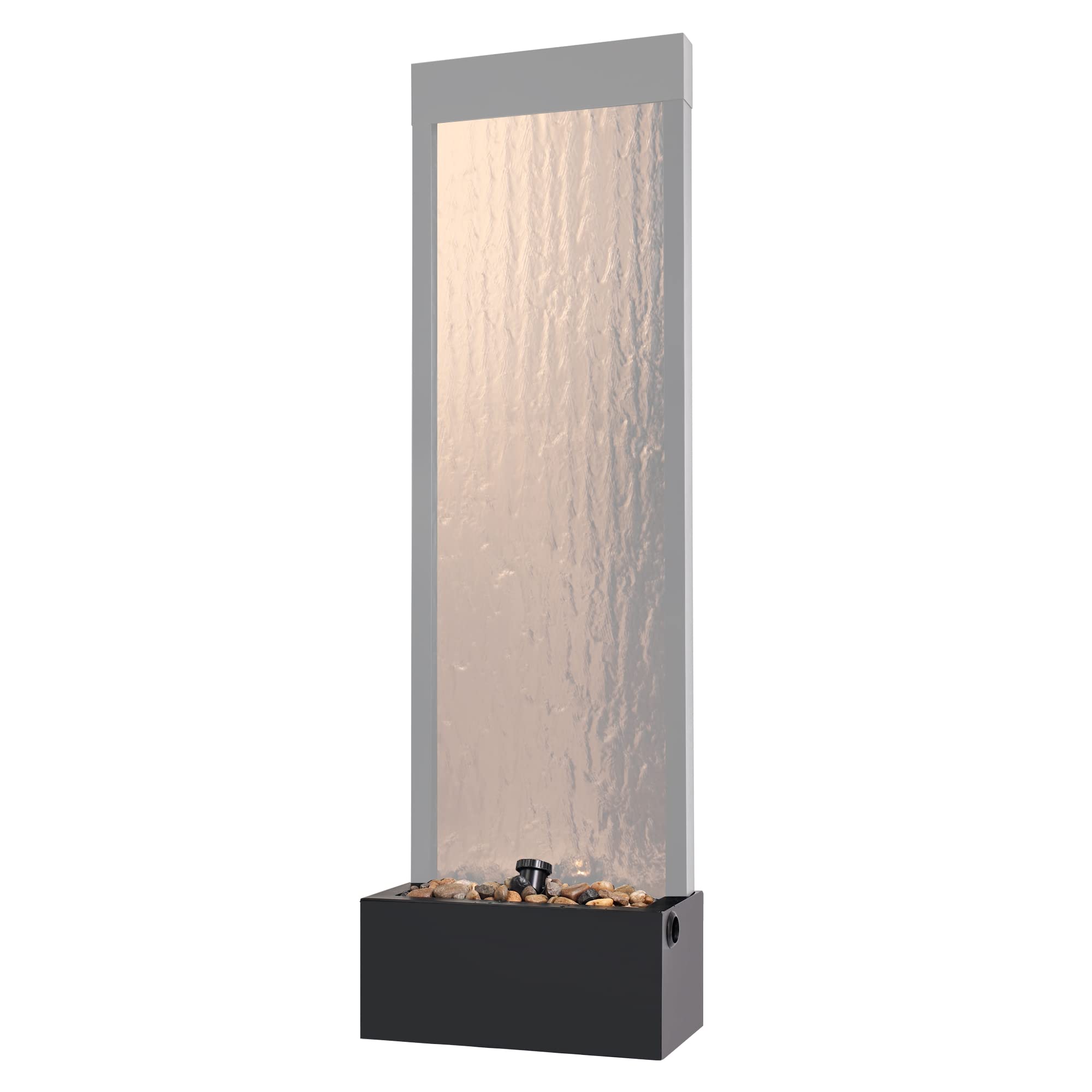 Photo 1 of PONDO Replacement Metal Base for Mirror Waterfall Fountain, Mirrored Brown Base for Mirrored Brown