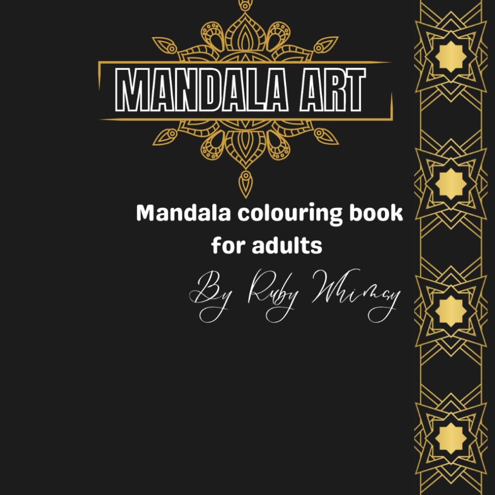 Mandala colouring book: Mandala art for adults