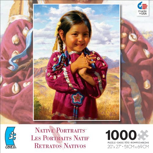 Ceaco Native Portraits Pleased as Punch Jigsaw Puzzle