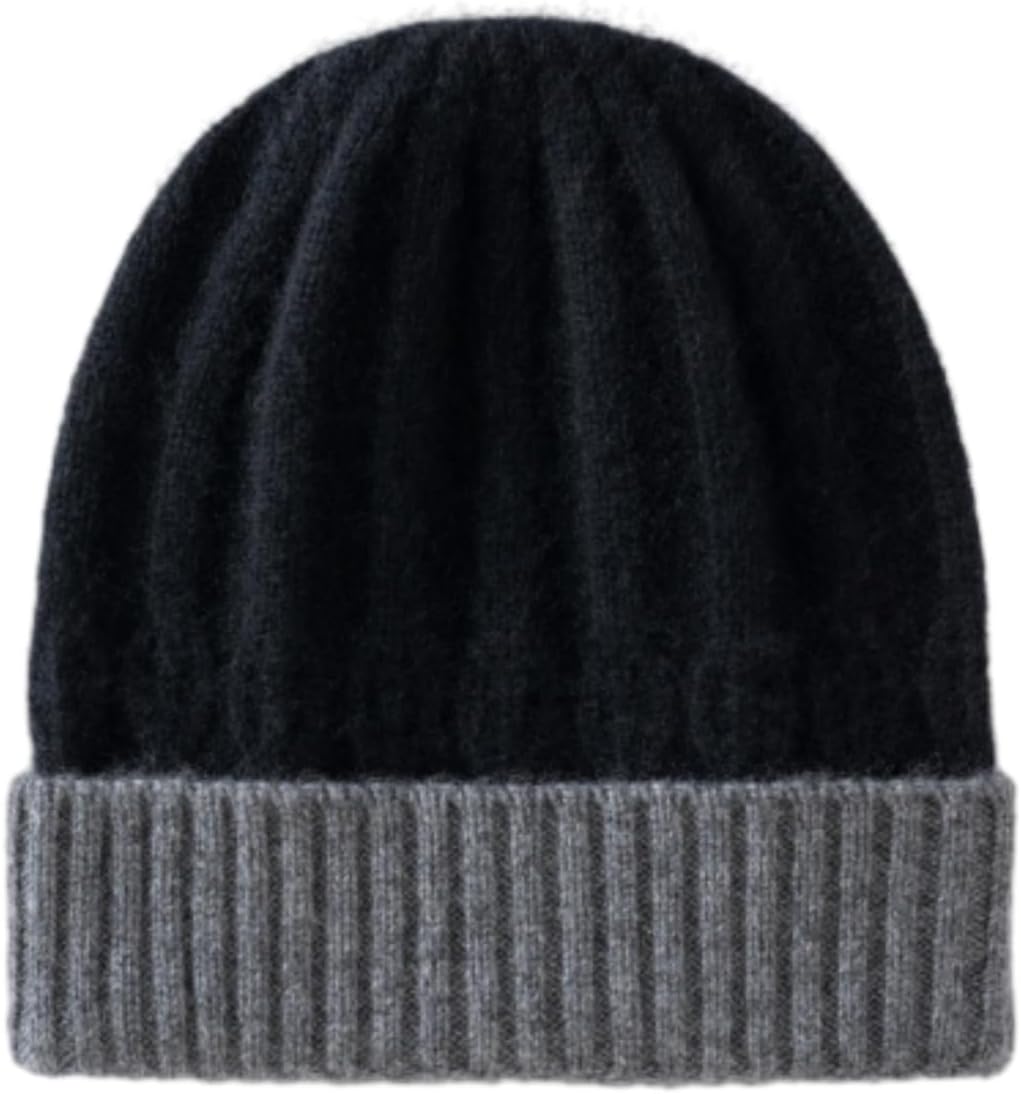 Kids Cashmere Knit Beanie Hat for Boys Girls Ages 4-12 Soft Knitted Hat Warm Skull Cap for Daily Outdoor PS420