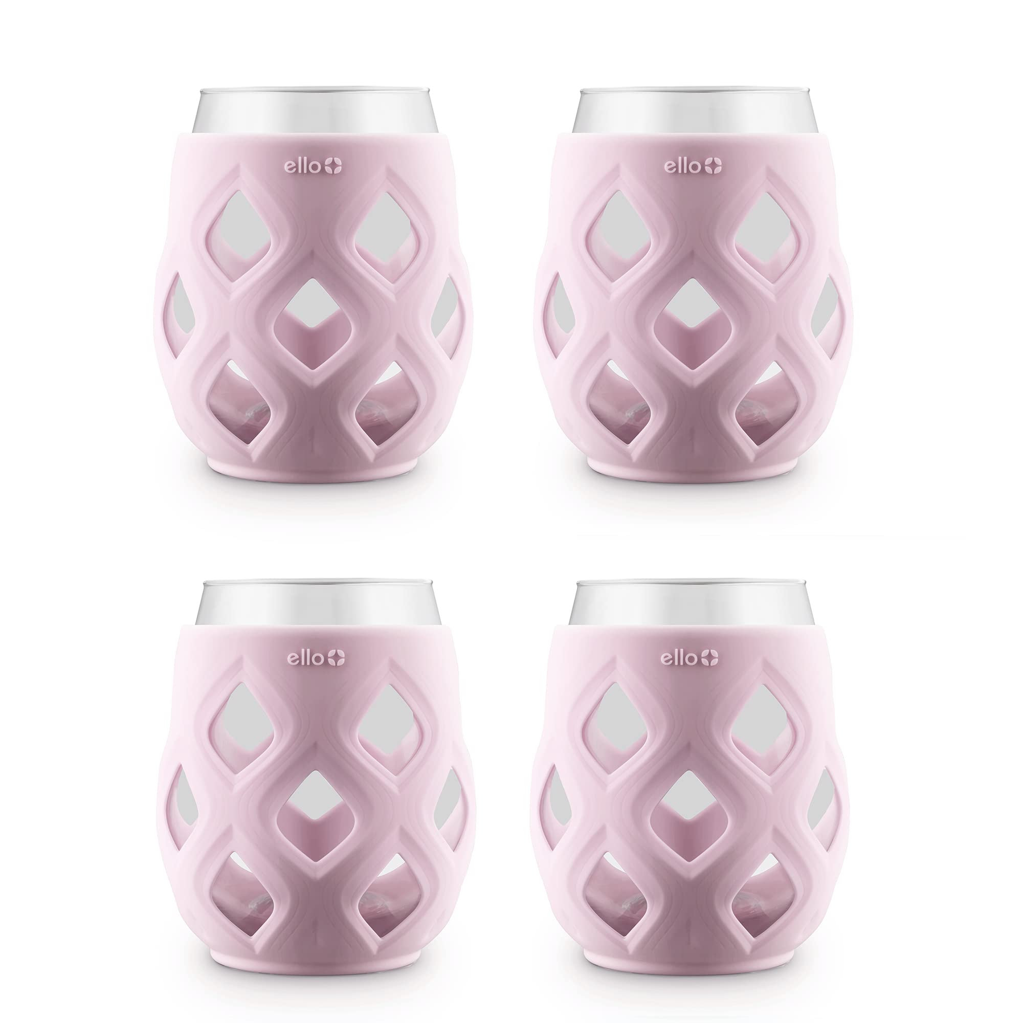 Bicchieri da vino senza stelo, confezione da 2 calici da cocktail o per acqua e bevande, 500 ml ciascuno, blu, Relaxdays | Leroy Merlin