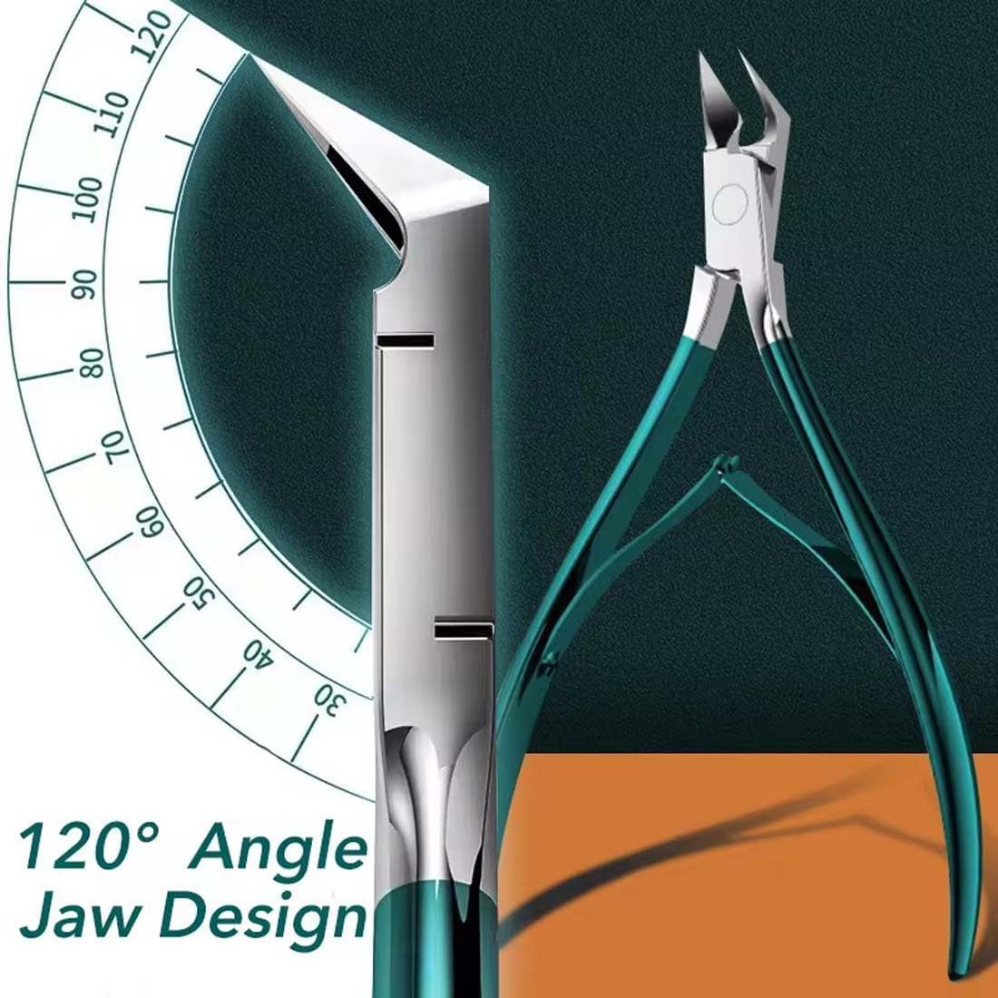 Professionelle Zehennägel für dicke eingewachsene Nägel Weite Öffnung rutschfeste lange Griff Zehennägel Cutter Trimmer,Libiyi Outfany Easylip Easy Clip, Sherum Dotmalls Outfany Easylip (3 Color)
