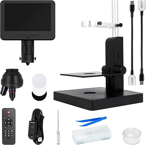Miniatura 7 de JOYALENS JL249P - Microscopio digital LCD de 10 pulgadas, 1000 x FHD para recolección de monedas, microscopio de monedas de error para adultos,