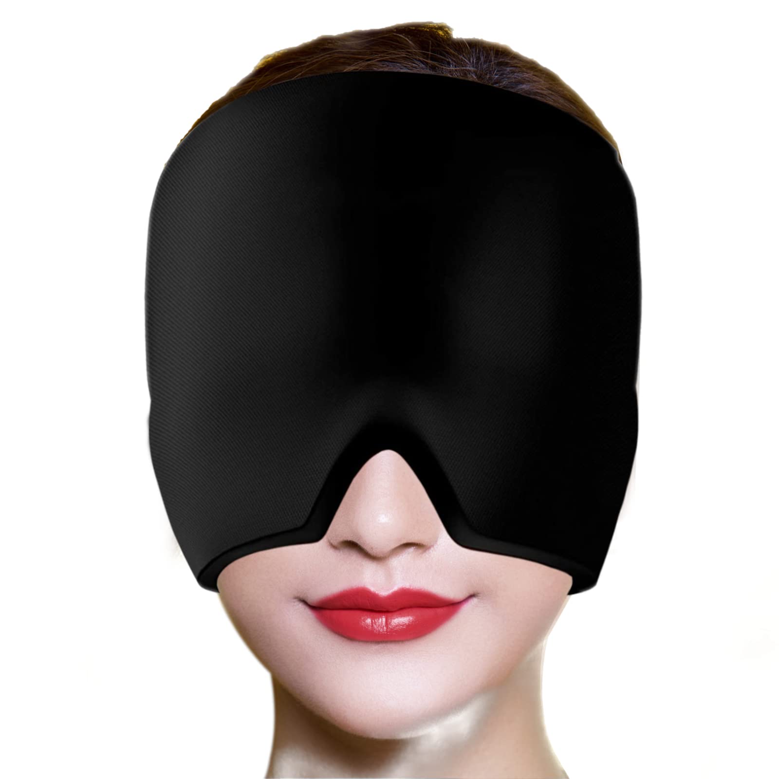 Headache Migraine Relief Hat - Hot & Cold Full Surrounding Migraine Relief Mask Ice Pack Cap, for Tension Sinus Headache, Fever, Stress Relief, Puffy Eye, Dark Circle, Sports Cold Compres (B0BCQT3L2T) Amazon Price History, Amazon Price Tracker