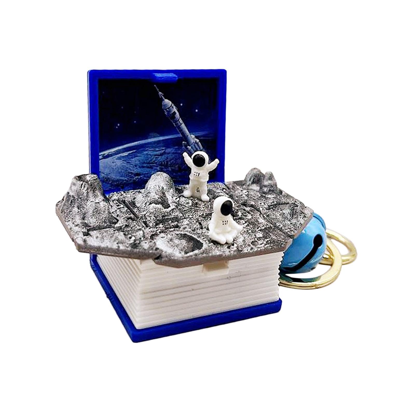 ATORSE 3D Book Keychain Cute 3D Backpack Keychain for Children