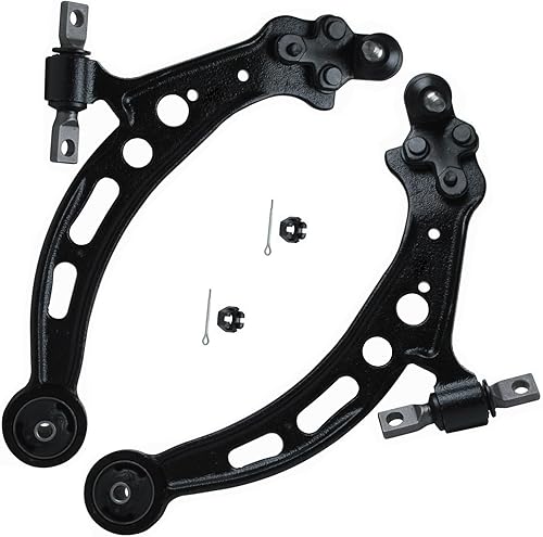 Miniatura 95 de Detroit Axle -2 brazos de control delanteros inferiores para Chevy Trailblazer EXT GMC Envoy XL XUV Buick Rainier Ascender 9-7X Bravada, 2 brazos de