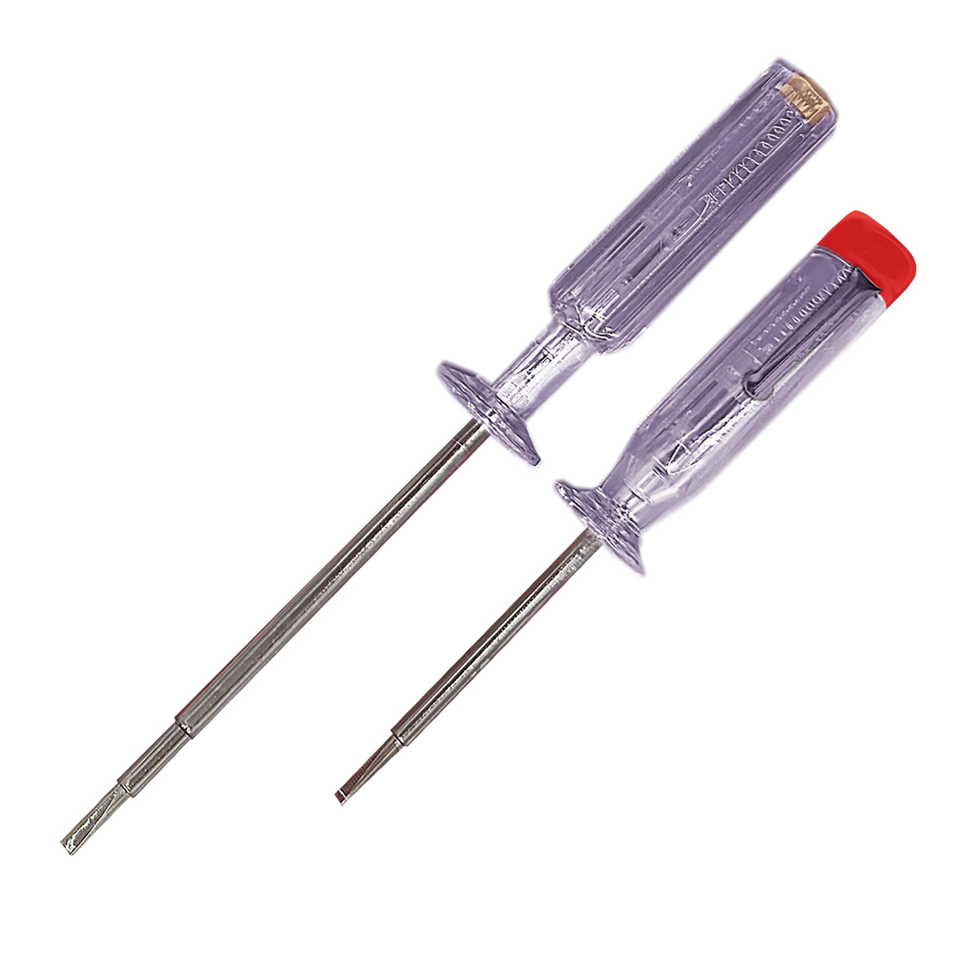 2PC ELECTRICAL MAINS VOLTAGE TESTER ELECTRICIANS INSULATED  SCREWDRIVER AMTECH