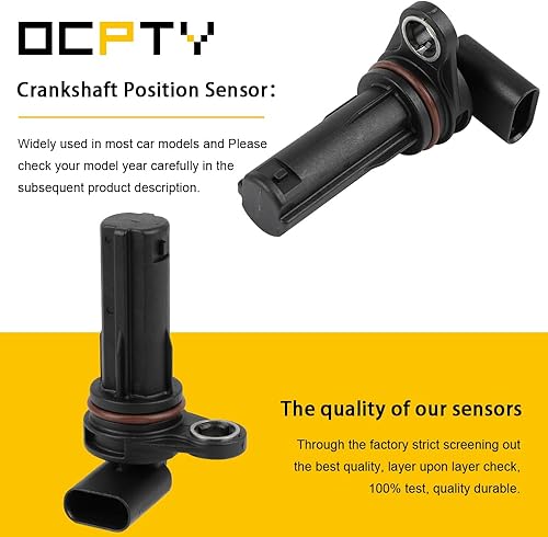 Miniatura 44 de OCPTY Sensor de posición del cigüeñal del motor (CPS) se adapta a 2006-2014 para Hyundai Sonata, 2010-2013 para Hyundai Tucson, 2010-2013 para Kia